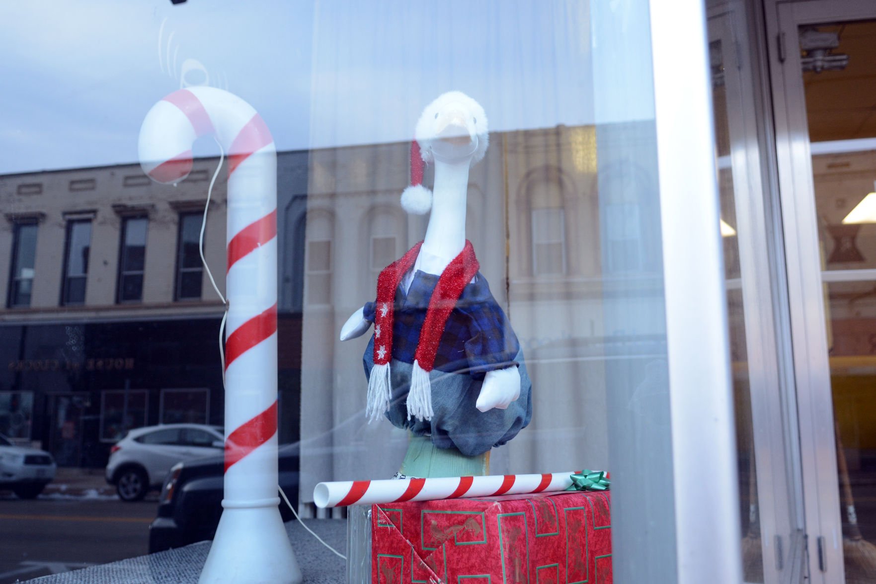 Portage shop windows, Dec. 18, 2020